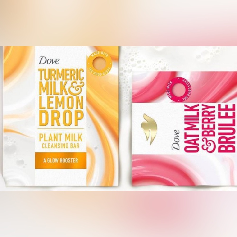 Dove plant milk cleansing bars bundle - ⚡️ 2/$12 deal available - full-sized NIB